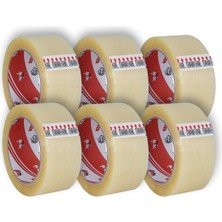 Larskas 45MM x 100MT Şeffaf Koli Bantı, 6'lı Paket ile Pratik ve Kullanışlı Çözüm