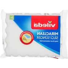 Larskas Miraclean Silgi Sünger Seti, Beyaz Düz 2'li Paket