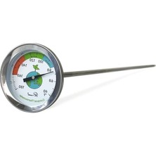 Larskas Kompost Toprak Termometresi, 50 cm Uzun Prob, Toprak Sıcaklığı Ölçer