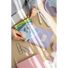 Larskas Kareli Not Defter Seti, 15X16 Cm, 2'li Spiralli Karton Kapak