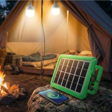 Larskas Güneş Enerjili LED Kamp Işığı Seti, Taşınabilir Aydınlatma Çözümü