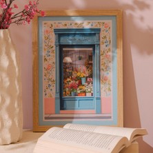Matmel Deco Flower Cafe Duvar Panosu - Renkli - 30X40 cm