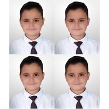 Larskas Biyometrik Fotoğraf Baskısı, 4 Adet Vesikalık Fotoğraf Için Uygun Tek Ebat
