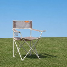 Simple Living Living Kamp Sandalyesi - Bej - 50X50X78 cm