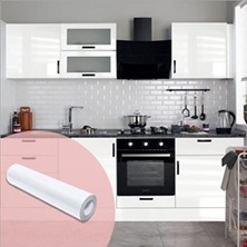 Larskas Mat Beyaz Mobilya ve Dolap Kaplama Folyosu 68 cm x 2 Metre
