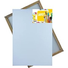 Larskas 70X50 Cm, 3'lü Resim Tuvali Seti, Ahşap Çerçeve ile Akrilik ve Yağlı Boya Kullanımı