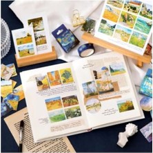 Larskas Van Gogh Temalı 45 Adet Sticker Seti - Bullet Journal