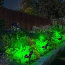 Larskas 18 LED Spot Güneş Enerjili Bahçe Aydınlatma, Su Geçirmez