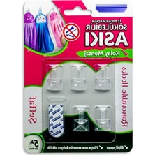 Larskas Şeffaf Iz Bırakmayan Askı - 5'li Set
