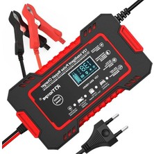 Larskas 12V 6A Araba Akü Şarj Cihazı, LED Ekran ile Kullanım Kolaylığı