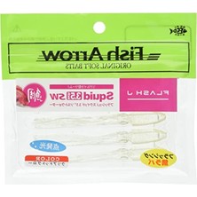 Larskas Flash-J Squid Sw 3.5" (5 Adet/paket) #06 Clear Dot Glow Olta