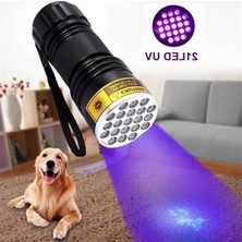 Larskas 21 LED 395NM Uv El Feneri - Siyah