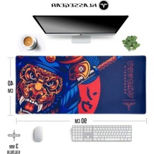 Larskas Dayanıklı Oyun Mouse Pad - 90X40 Cm, Dikişli Kenar