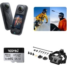 Larskas Yüksek Performanslı Aksiyon Kamerası - Kayak Kiti 256 GB