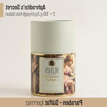 Larskas Olivos Geleneksel El YAPIMI%100 Zeytinyağlı Katı Sabun | Beyaz Sabun Kokusu | Premium Kutulu | 2×100 G (Aphrodite’s Secret)