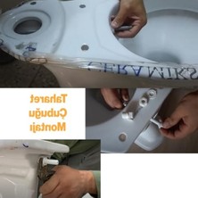 Larskas Ayarlanabilir Tuvalet Taharet Çubuğu 32 cm Plastik Boru