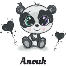 Karahanbey Independently Published Panda Cute - Anouk - Name Personalised Sweet - Animal: Lovely Panda Design