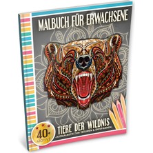 Karahanbey Malbuch Für Erwachsene: Tiere Der Wildnis (Kleestern®, A4 Format, 40+ Motive): Volume 5 (A4 Malbuch