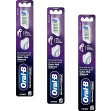 Karahanbey Oral-B Pro-3dwhite Pulsar Beyazlık Pilli Diş Fırçası, Orta Sertlik (3 Paketi)