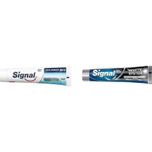 Karahanbey Signal Diş Macunu Üçlü Koruma, 120 ml ve Signal White System Diş Macunu Arındırıcı Beyazlık Aktif K