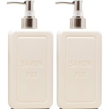 Karahanbey Savon De Royal Savon Pur Luxury Vegan Sıvı Sabun Beyaz (500 Ml) 2li Paket
