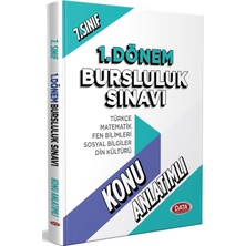 Karahanbey 7. Sınıf 1.dönem Bursluluk Sınavı Konu Anlatımlı Data Yayınları
