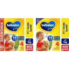 Karahanbey Bebelac 4 Çocuk Devam Sütü, 800GR, 1 Yaş+ ve Bebelac 4 Çocuk Devam Sütü 400 G 1 Yaş+