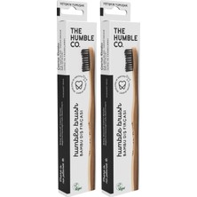 Karahanbey The Humble Co. Co Bambu Diş Fırçası Yetişkin Sensitive Ultra Yumuşak Siyah (2 Paketi)