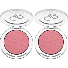 Karahanbey Golden Rose Powder Blush No: 15 Pink Kiss - Mat ve Kalıcı Toz Allık 7 G (2 Paketi)