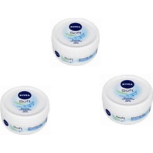 Karahanbey Nivea Soft El Kremi, 200 Ml, 3'lü Paket, Nemlendirici