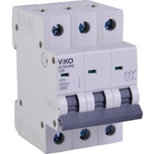 Karahanbey Viko 4VTB-3C25 Otomatik Sigorta 4,5ka C Tipi 3 Kutup 25A