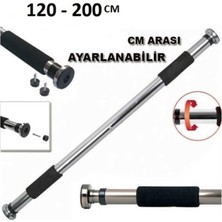 Empressco Çelik Koridor Barfiksi 120-200 Cm, Dayanıklı Spor Aleti
