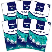 Karahanbey Stopever Nane Ferahlığı Kürdanlı Diş Ipi 6lı Paket 300 Adet (6 x 50 Adet)