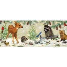 Karahanbey Winter Forest Friends Boxed Christmas Cards (Greeting Cards)