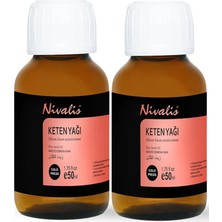 Karahanbey Nivalis Keten Tohumu Yağı, 2 * 50ML