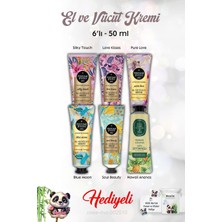 Karahanbey 50 ml Pure Love, Silky Touch, Love Kisses, Blue Moon, Hawaii Ananas, Soul Beauty El Kremi 6'lı ve R