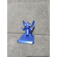 Figür Bende Stitch Telefon Tutucu – 3D Baskı Pla Masaüstü Telefon Standı