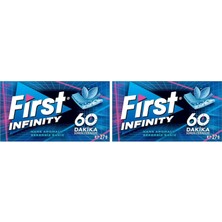 Karahanbey First Infinity 60 Dk Keskin Nane Aromalı Şekersiz Sakız 27 gr 2li Paket