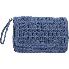 Karahanbey Aley Life El Yapımı Kağıt Ip Clutch & Makyaj Çantası