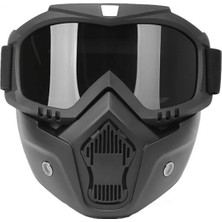 Empressco Rüzgar ve Toz Önleyici Motosiklet Jet Kask Maskesi, Konfor ve Şıklık Sağlar