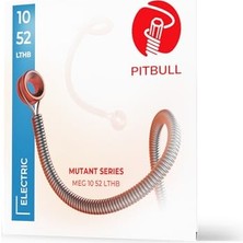 Larskas Pitbull Elektro Gitar Tel Seti, Mutant Seri, 09-42, Süper Light, Meg 09-42 Sl (10-52 Light Top Heavy Bottom, Tekli Set)