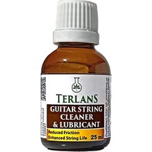 Larskas Terlans Gitar Teli Temizleyici & Koruyucu Yağlayıcı 25 ml + Mikrofiber Bez | Uzun Ömürlü, Pas Önleyici ve Pürüzsüz Çalma Deneyimi | Guitar String Lubricant