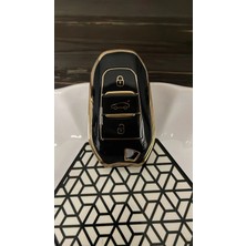 BigKey Peugeot 2008,3008,5008 Citroen Smart Anahtar Nano Yüksek Kalite Kumanda Kılıfı Siyah Start Stoplu