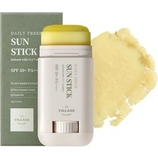 Larskas VILLAGE11FACTORY Village 11 Factory - Daily Fresh Sun Stick 50+ Pa++++ Vegan Stick Güneş Koruyucu