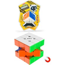 Larskas Qiyi Warrior M 3x3 Mıknatıslı Manyetik Zeka Küpü Akıl Küpü Rubik Küp Speed Cube
