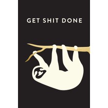 Karahanbey Get Shit Done: Daily Monthly & Weekly Academic Student Planner | 2018-2019: Sloth, August 2018 - Ju