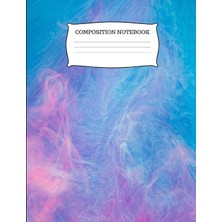 Karahanbey Composition Notebook: College Ruled Swirly Pink Composition Book