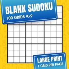 Karahanbey Independently Published Blank Sudoku 100 Classic Empty Grids 9x9: Large Print, 1 Empty Sudoku Sheet