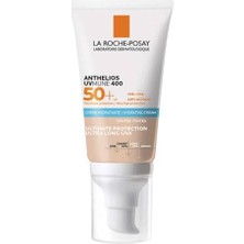 Larskas Anthelios Uvmune Spf+50 Hassas Ciltler Için Yüksek Korumalı Renkli Yüz Güneş Kremi | Uvmune 400, Minimalist Nemlendirici Formül, Çok Yüksek Uv Koruması, Su ve Tere Dayanıklı, 250 ml