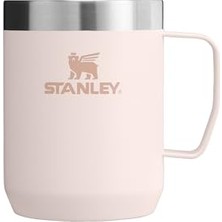 Larskas Stanley Classic Legendary Camp Mug Paslanmaz Çelik Termos Bardak, Pembe Kuvars (Rose Quartz), 0.23 Litre